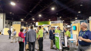 the trade floor at the Sage Summit